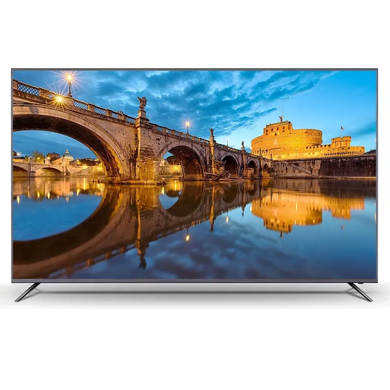 Net TV Rahmenloser Fernseher 50 Zoll Android 4K Ultra HD Smart TV 50 Zoll LCD-Fernseher
