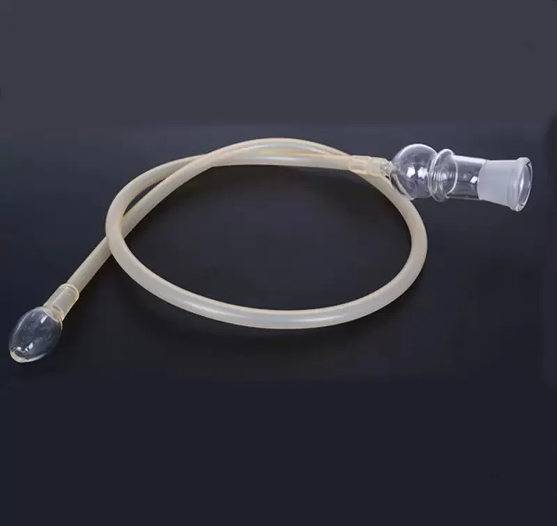Fouet en silicone pour vaporisateur Tuyau en verre H.O.T Accessoires pour fumer Diamètre 19 # 18.8mm Adaptateur Tuyau d'eau de vape d'herbe sèche