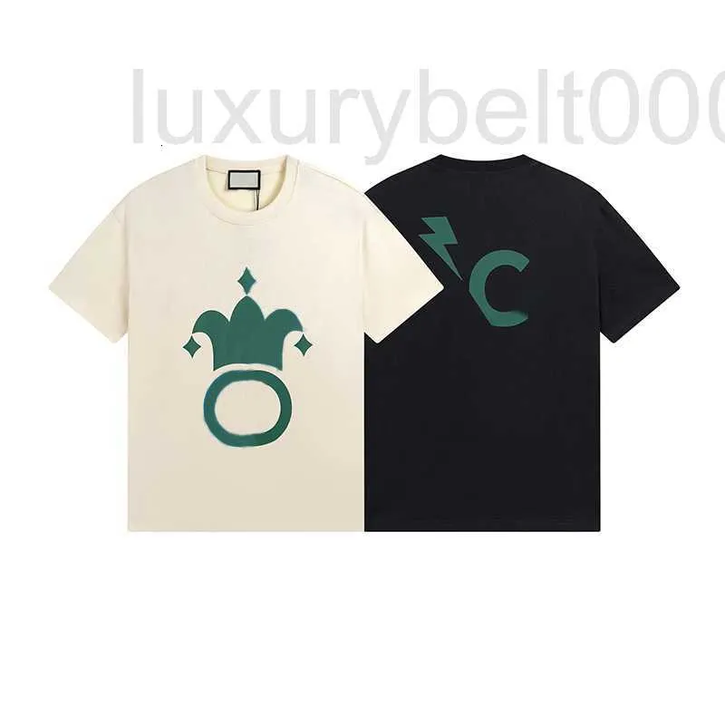 Men's T-Shirts Designer Trendy men's T-shirt fashion tops luxury letter print lightning crown size M-XXL 7MBN