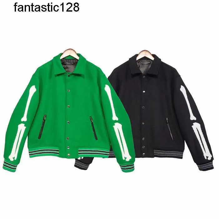 designer Flocking Baseball Coat Uniform Fashion Jacket amirs Quality Single Breasted Warm Jackets Couples Women Men Varsity Coats Men's Designer