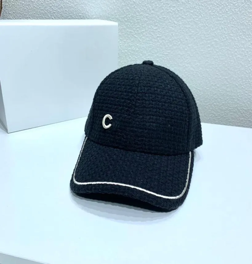 Czarny biały baseballowy projektant Casual Unisex para kapelusz luksusowy moda kobiety mężczyźni Casquette dopasowane czapki czapki D2109296HL1095150