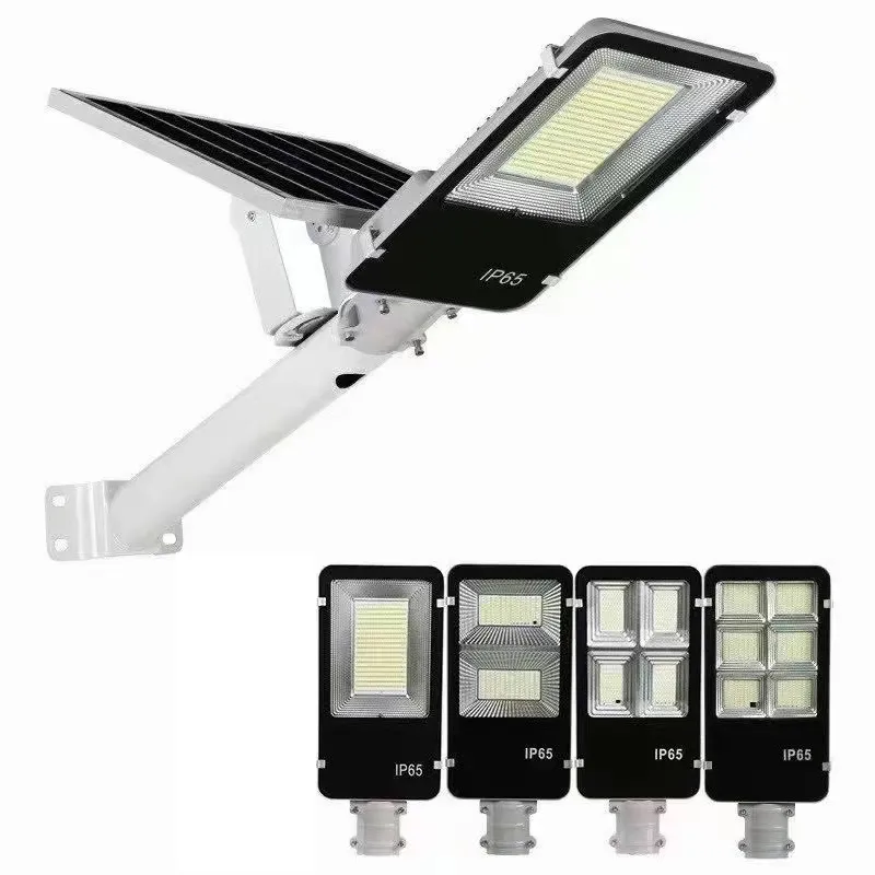 LED Solar Street Lights Waterproof IP66 Outdoor Leddlighing Flood Light Solars Lamps Plaza Garden Parking 400W 6500K Security Yard Garden Usalihgt