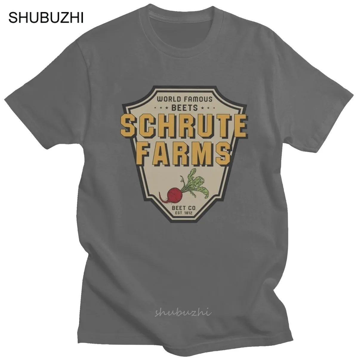 رجال tshirts عتيقة الذكور دوايت schrute المزارع t قميص قصير الأكمام القطن tshirt الكلاسيكية العرضية المكتب برنامج تلفزيوني الولايات المتحدة الأمريكية Tee Slim Fit Clothing 230323