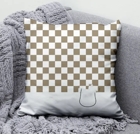 Lätt lyxig kuddtäcke Geometrisk bil och soffa Kontor Lumbal Cushion Cushion Cover grossist utan kuddkärna