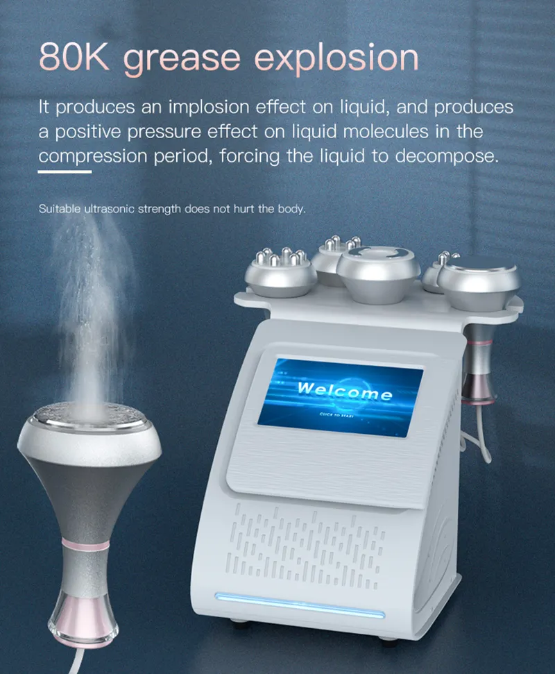 Slimming Machine 5 in 1 40K Vacuum Lipo Ultrasonic Cavitation Radio ...