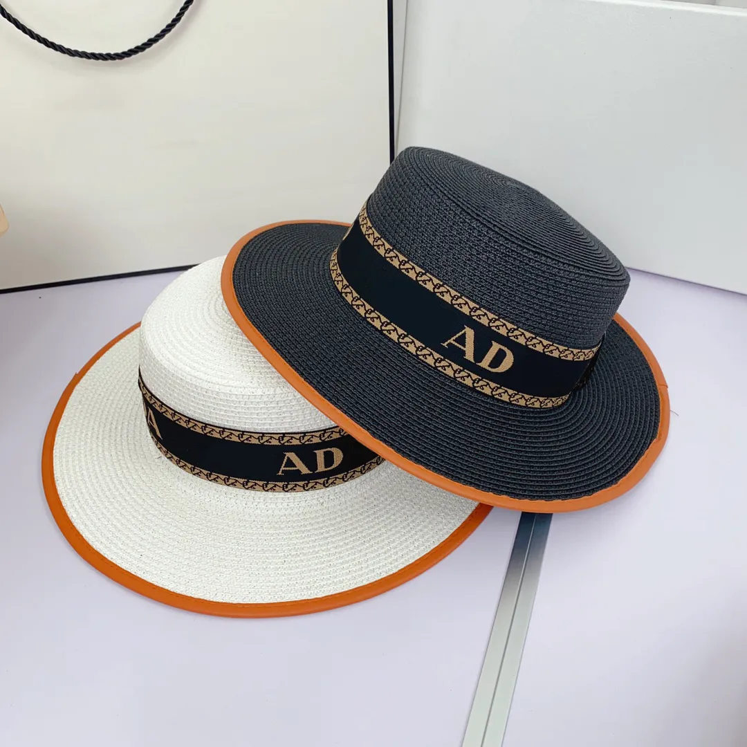 디자이너 짚 버킷 모자 여성용 캡 남자 Casquette Luxury P Buckets 모자 여름 바이저 럭셔리 보닛 비니 Sunhat 다목적 캡 2303231d