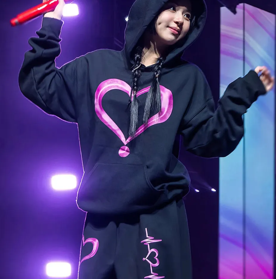 Kpop Inspired Mens Tracksuit Set - Twice Concert Style Hoodie