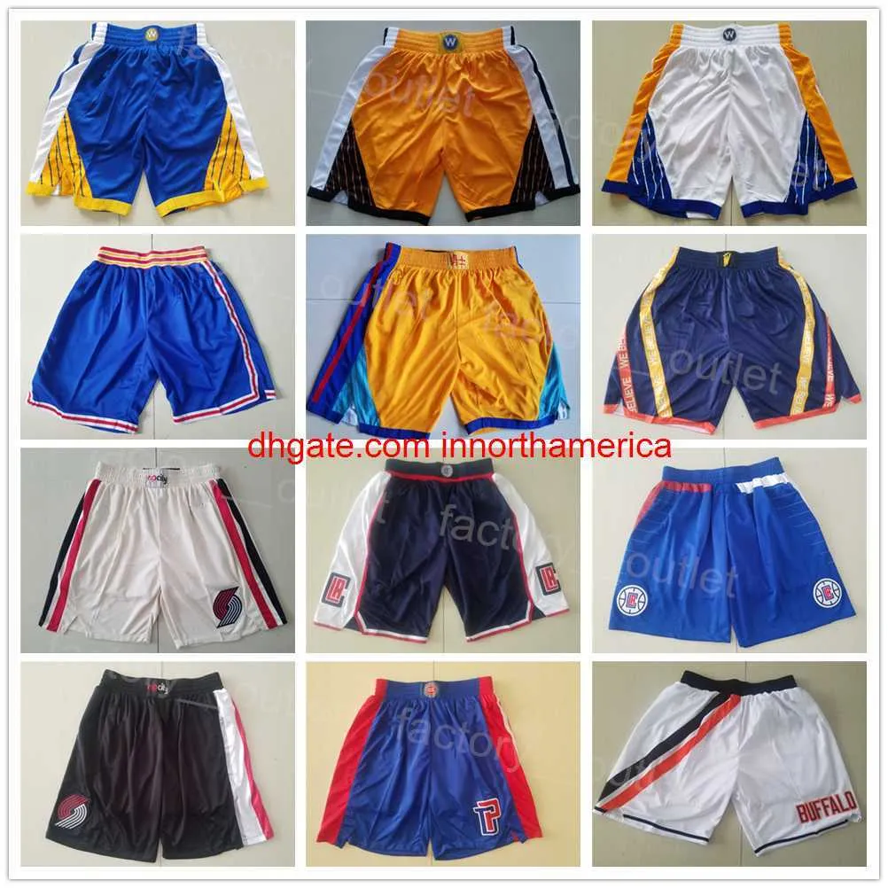 Heren Basketbal Kawhi Leonard Joggingbroek Trekkoord CJ McCollum Shorts Elastische taille Heup Pop Draymond Groene broek Hardlopen Teamsport Alles gestikt Draagmaat S-XXXL