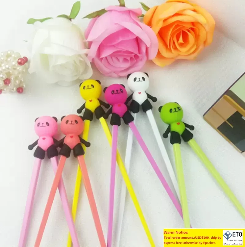 Cartoon Panda Learning Training Chopsticks For Kids Children Cute Safe Chinese Chopsticks Learner Gifts