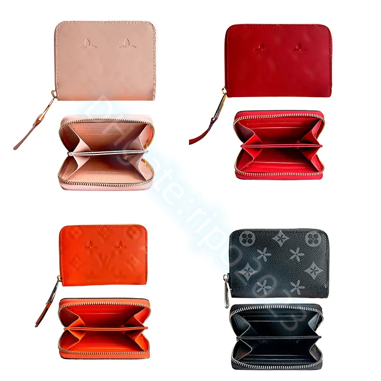 klassieke Portemonnee Hoge kwaliteit M60067 N63070 Zippy portemonnee Echt Leer mode Dames man Designer sleutelzakje kaarthouder luxe portefeuilles Reliëf CardHolder