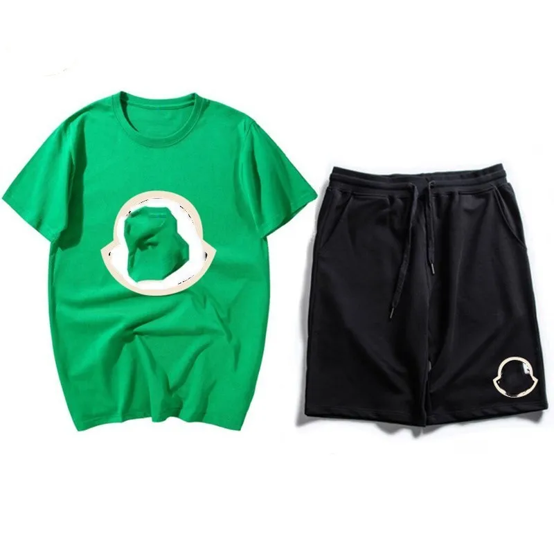 Trapstar Survêtements d'été pour hommes Designer coton imprimé à manches courtes T-shirt Shorts Tenues Ensembles de pièces Costume de sport de mode IRVG