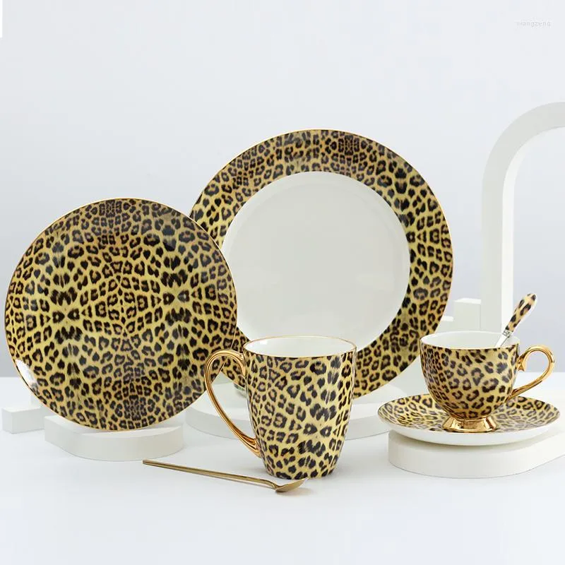 Placas Creative Porcelain Coffee Cup e Pires Conjunto