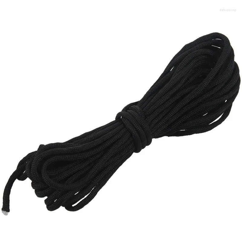 Buiten Gadgets Paracord 550 Parachute Touw 7 Core Strand voor klimkampeergespanning Black 25ft