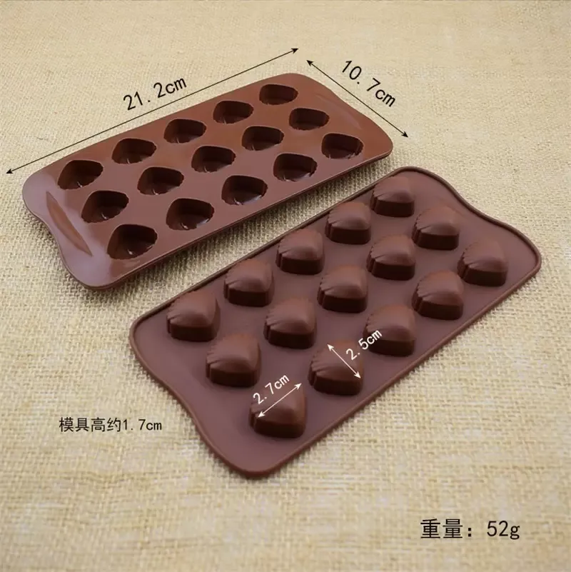2 Stampi In Silicone Per Cioccolatini – Forma Semicerchio – Alimentari, Antiaderenti, Da -40° A +230°C (28x17 Cm) - 3