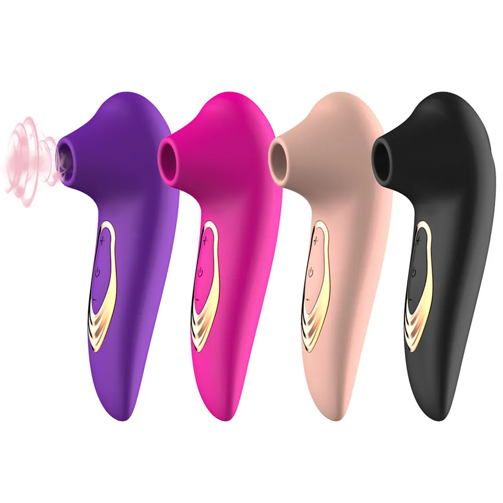 Sextoys pour couples : vibromasseur clitoridien à succion, stimulateur de mamelons par succion, 10 modes de vibration_voghion.com