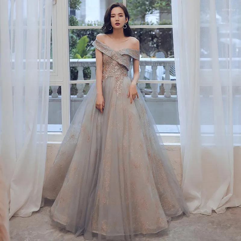Long A Line Tulle Theia Evening Gowns For Ethnic Banquets, Weddings, And  Toasties From Mariefarmer, $120.24 | DHgate.Com