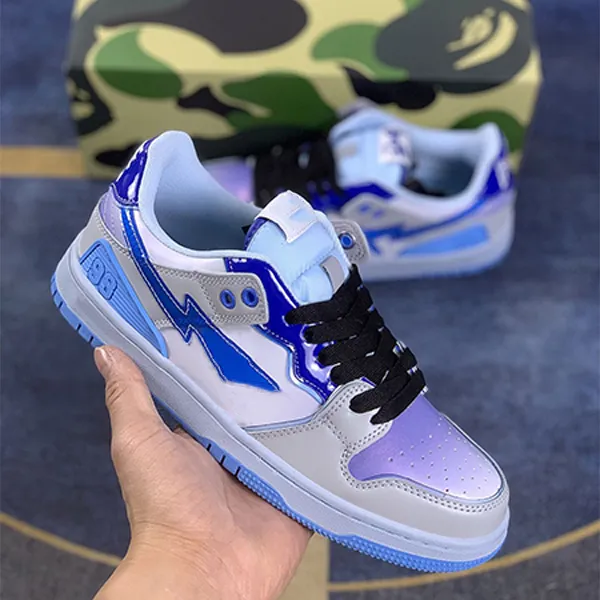 Pastel shop blue trainers