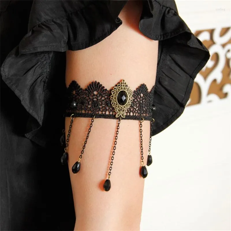 Charm Armbänder YiYaoFa DIY Spitze Arm Armband Für Frauen Armreifen Mode Sommer Mädchen Schmuck Handgemachte Gothic YAT-76