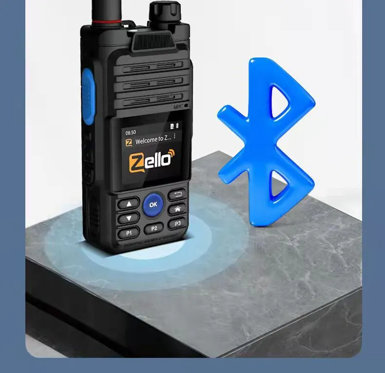 Ruyage ZL20 Zello 4G Walkie Talkie Cena With Sim Card, Wifi, Bluetooth  Professional Long Range Two Way Radio 100km From Pandoramal, $90.62