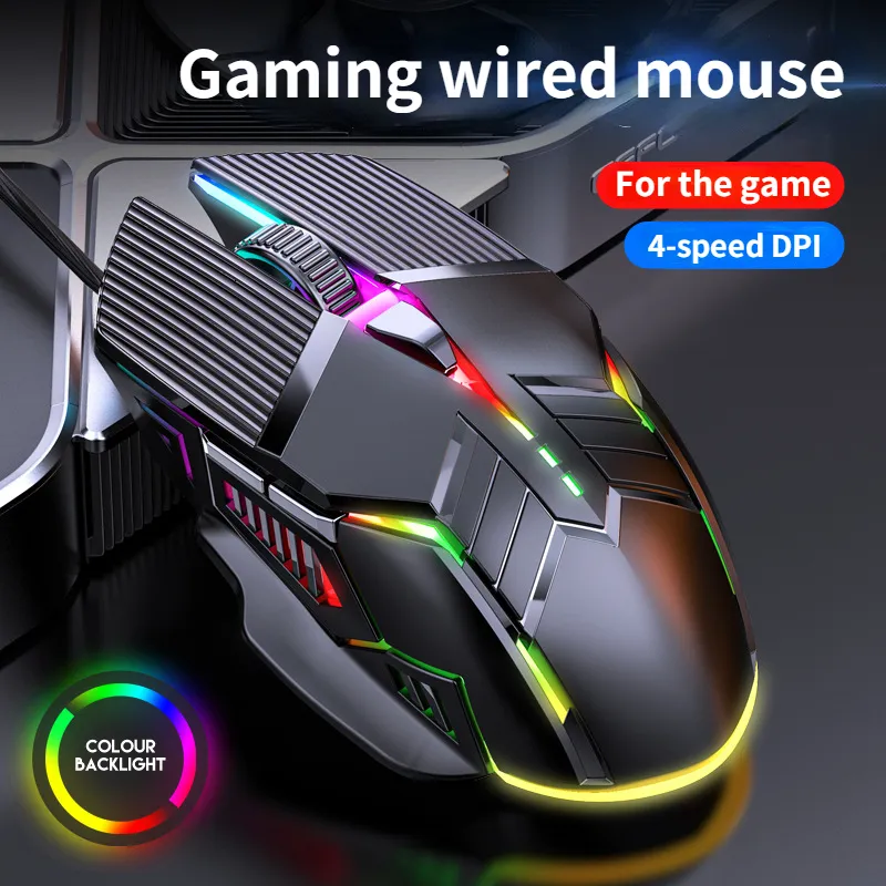 Wired Mouse, USB Wired Computer Mouse for Right or Left Hand, Ergonomic  Computer Mouse with Durable Clicks for PC, Computer, Laptop, Desktop