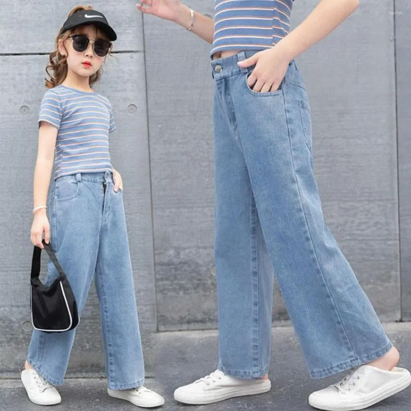 Jeans Kids Pants Girls Pant Spring Autumn Demin Casual Clothes Teenage Boys Clothing For 5 7 9 11 13 Years