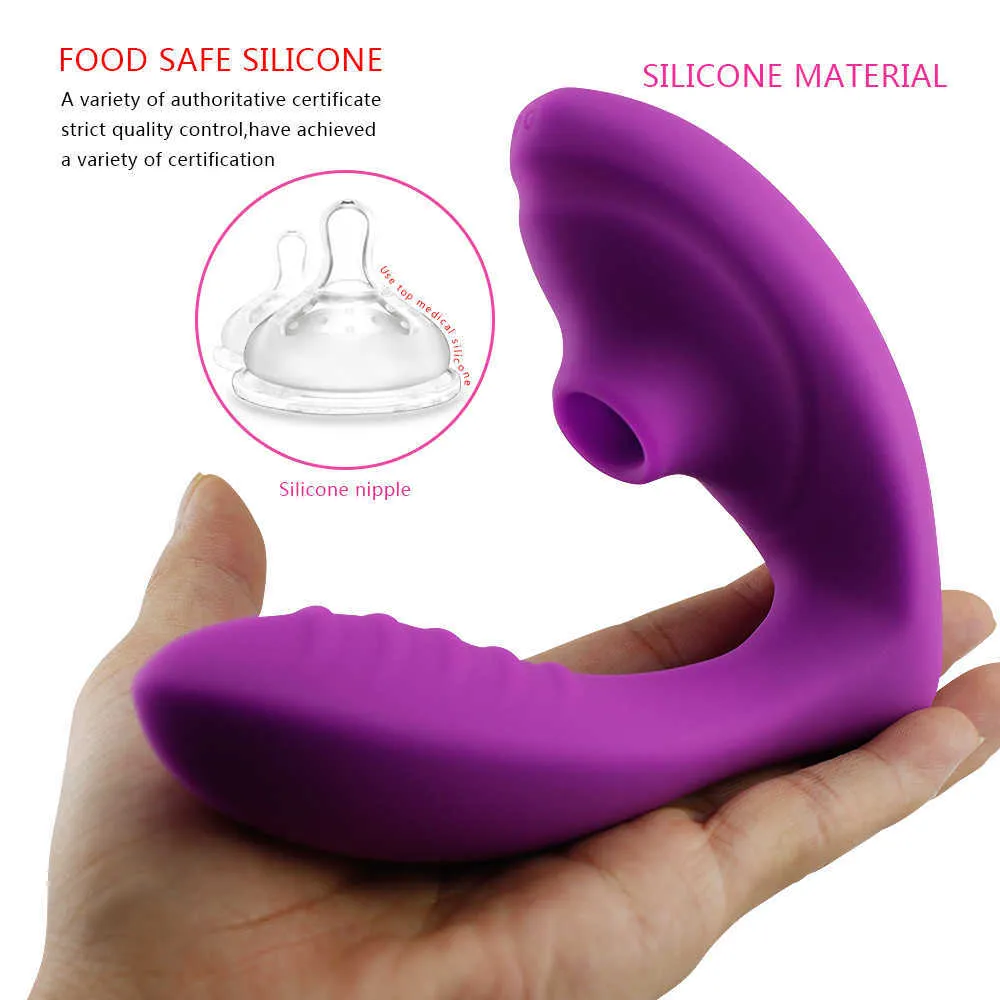 Oral Women's Vibrator Silicone Sucking Vibrator 10 Speeds 5.28 × 4.65 × 1.5  in for Clitoral Stimulation from Dhgate Vibrators