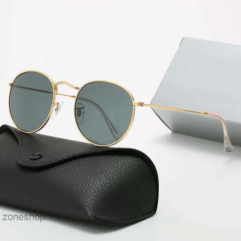Luksusowe klasyczne okulary przeciwsłoneczne dla mężczyzn Pilot Słońca Szklanki spolaryzowane metalowe okulary UV400