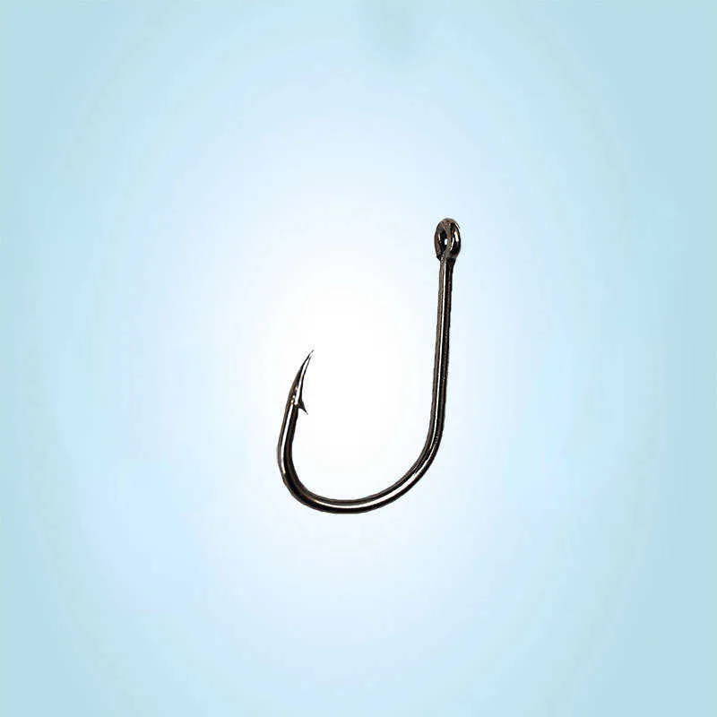 Eyed Circle Jighead Micro Fishing Hooks With Barbs For Carp