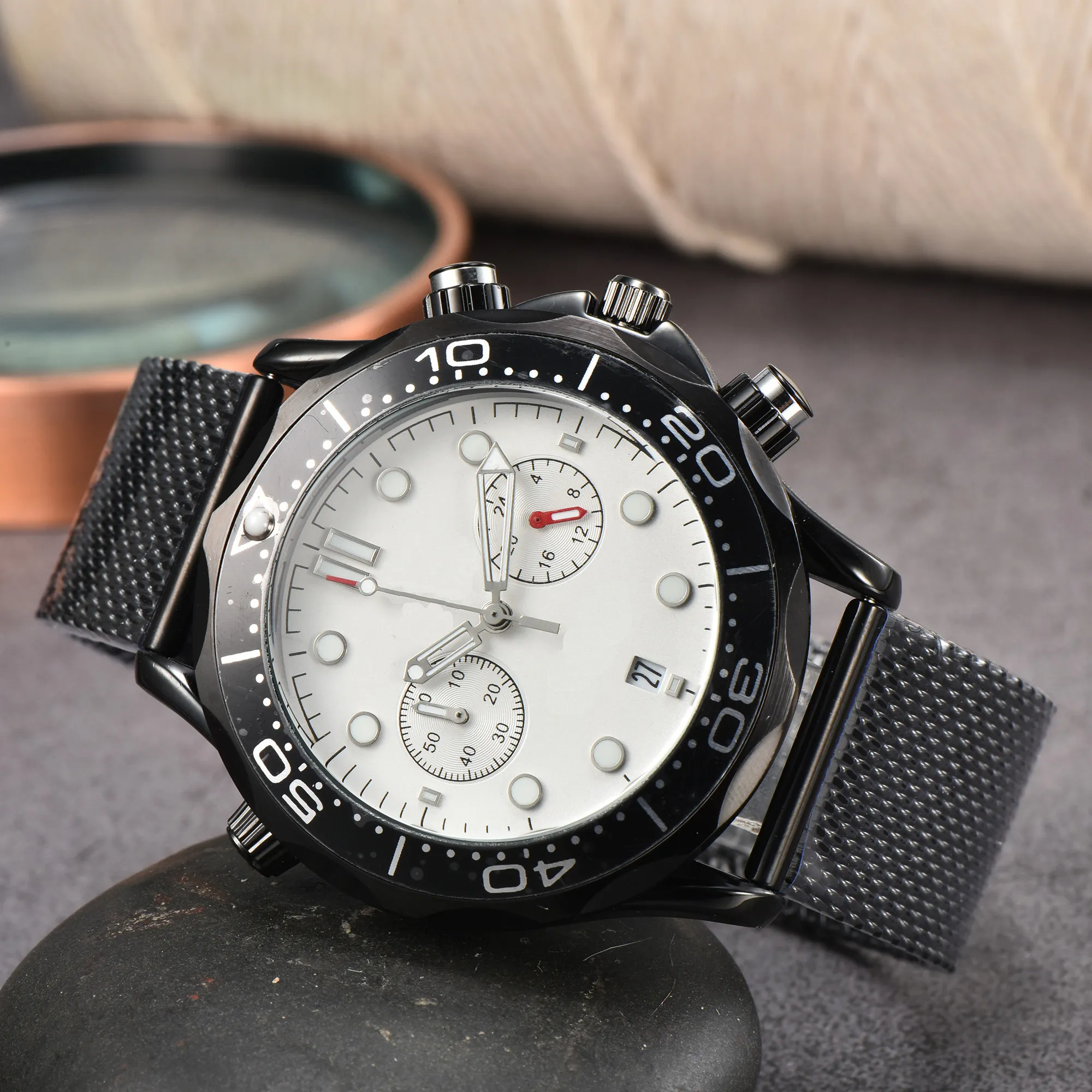 2023新しいブランドオリジナルビジネスメンパネライスウォッチクラシックラウンドケースクォーツウォッチ腕時計時計 - カジュアルA31の推奨ウォッチ