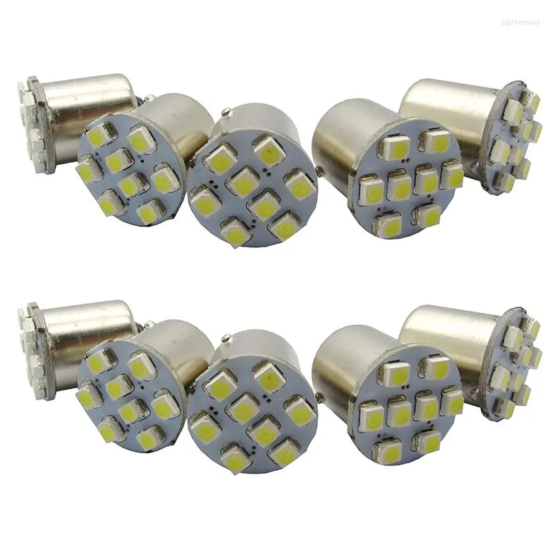 50 stcs AC 12V 1156 #89 Lager bayonet non polariteit 8md vervangende LED -lampen voor spinball flipper herstelspellen