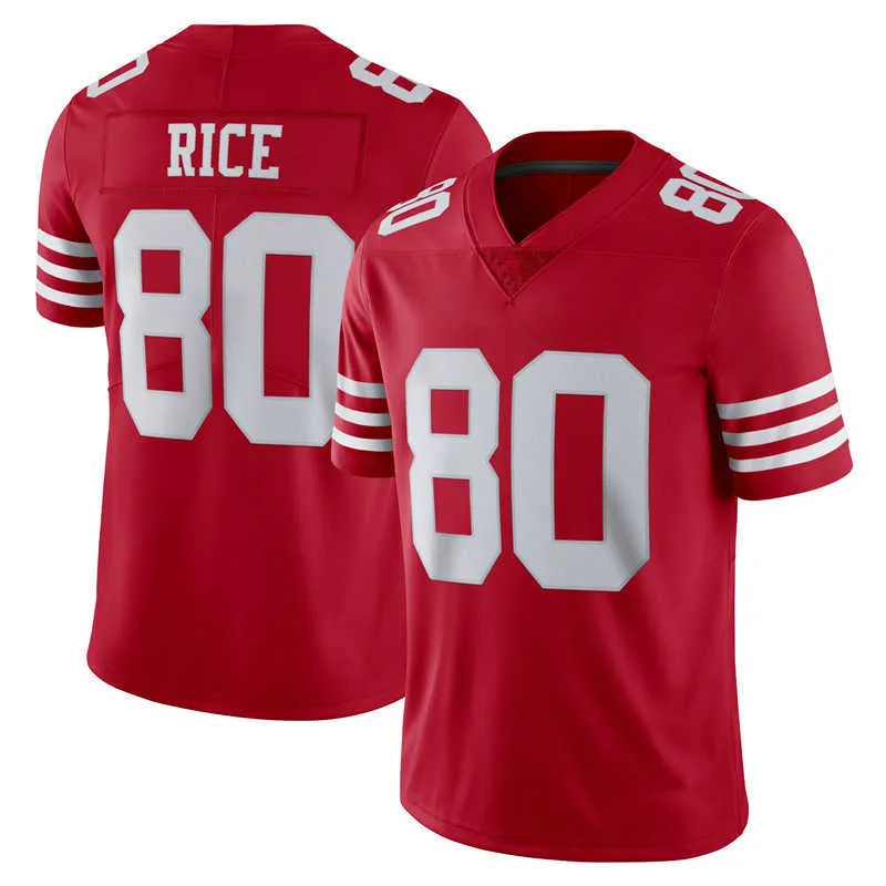 Nick Bosa Trey Lance George Kittle Custom Football Jerseys Deebo Samuel Fred Warner Ronnie Lott Jerry Rice Joe MontaneretrTtytytyy 6756565656