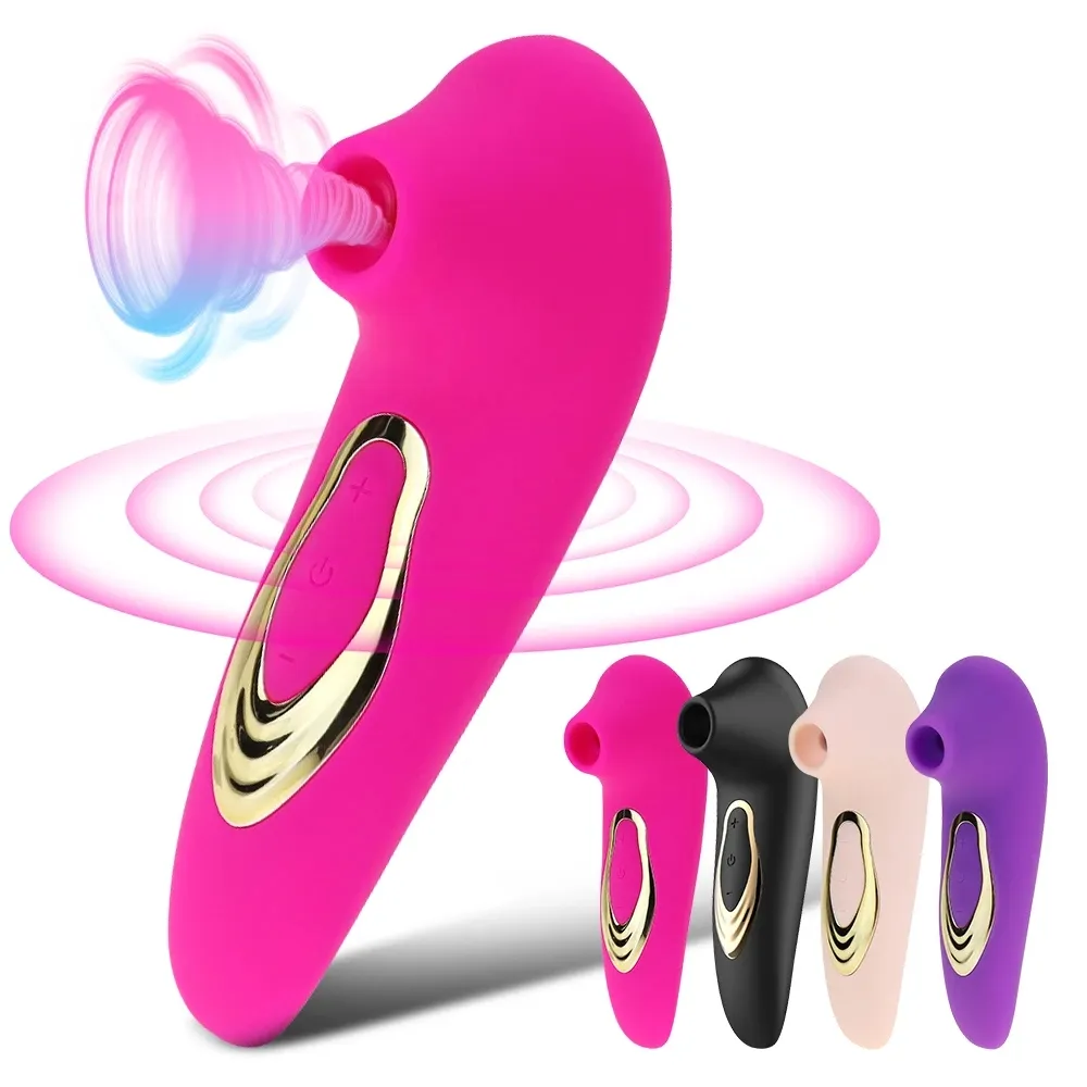 Giocattoli sessuali per coppie, vibratore con lingua che succhia il clitoride per donne, stimolatore di aspirazione dei capezzoli, 10 modalità di vibrazione_voghion.com