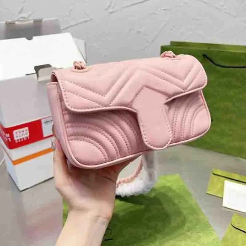 Women Marmont Shoulder Bags Purse New Designer Candy Color Handbags Luxury Chain Shoulder Bag Messenger Crossbody Tote Fashion Clutch