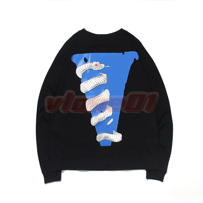 Mens Fashion Hoodies Men Women High Quality Hip Hop Sweatshirt Mens Designer Snake Printing Long Sleeve T Shirt S-XL