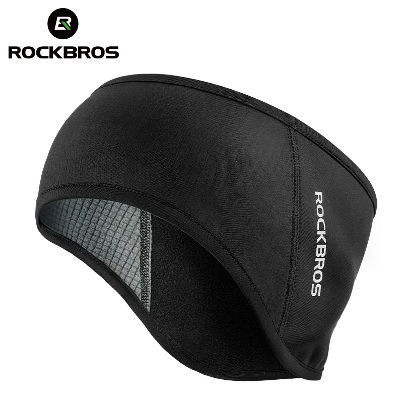 Mascarillas de moda Cuello Polaina ROCKBROS Ciclismo Headwear Invierno A prueba de viento Bicicleta Diadema Hombres Mujeres Cap Mantener Protección Headgear Equipo de bicicleta 230323