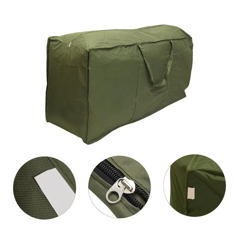 Sacs de rangement Grand sac de coussin de meubles d'extérieur Multi-Fonction Imperméable Polyester Divers Pack SackStorage