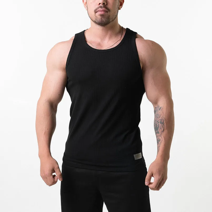 Men tanktops mannen strakke tanktop gym fitness vest heren spier sport vrije tijd jogging oefening mouwloos shirt 230324