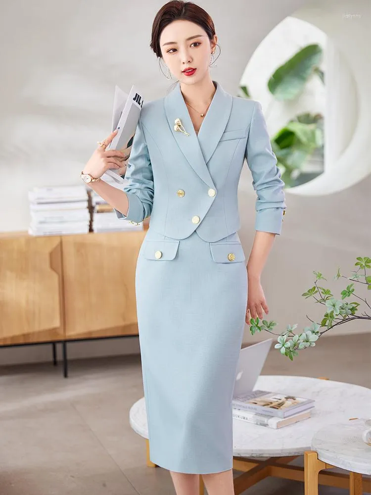 Two piece skirt suit cheap