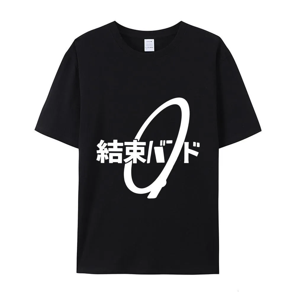 Mens Tshirts Bocchi 록 만화 Ryo Top Tees 남자 커플 T 셔츠 캐주얼 Tshirt 스트리트웨어 빈티지 230324