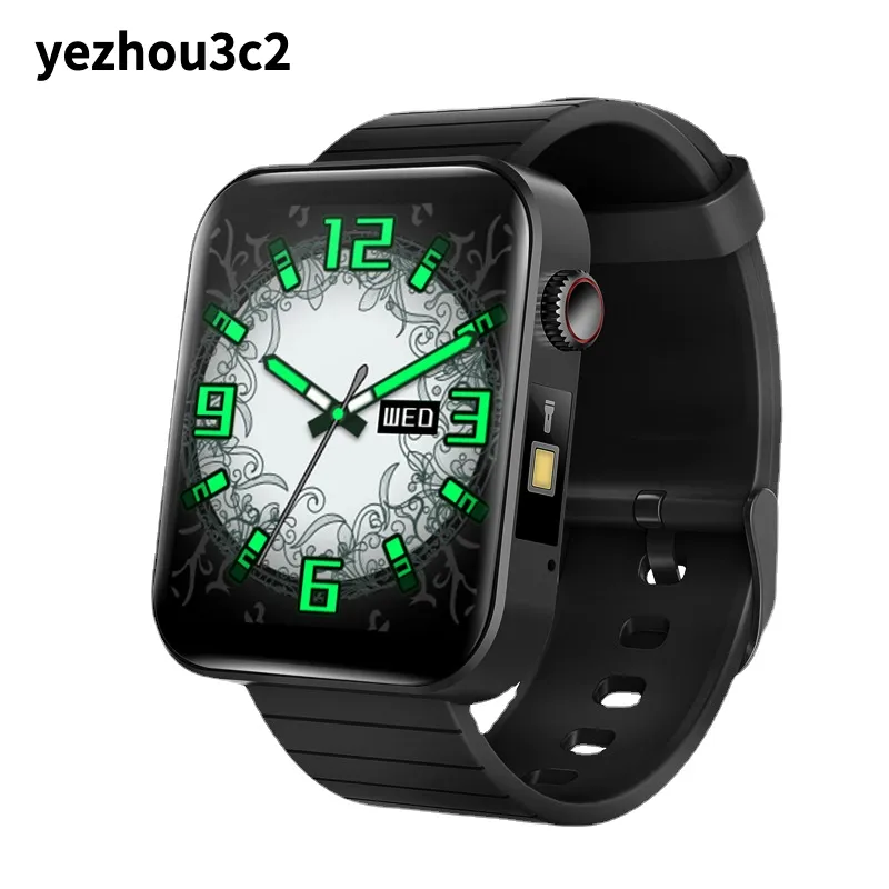 Yezhou2 Bluetooth Touch Screen Inteligentny zegarek z wywoływaniem temperatury ciała Miernika tętna z latarką wielofunkcyjną