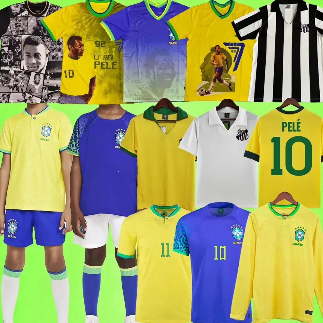Brasil Retro Soccer T-Shirt For Men, Women And Kids. Brasil Retro Soccer T-Shirt For Men, Women And Kids.
