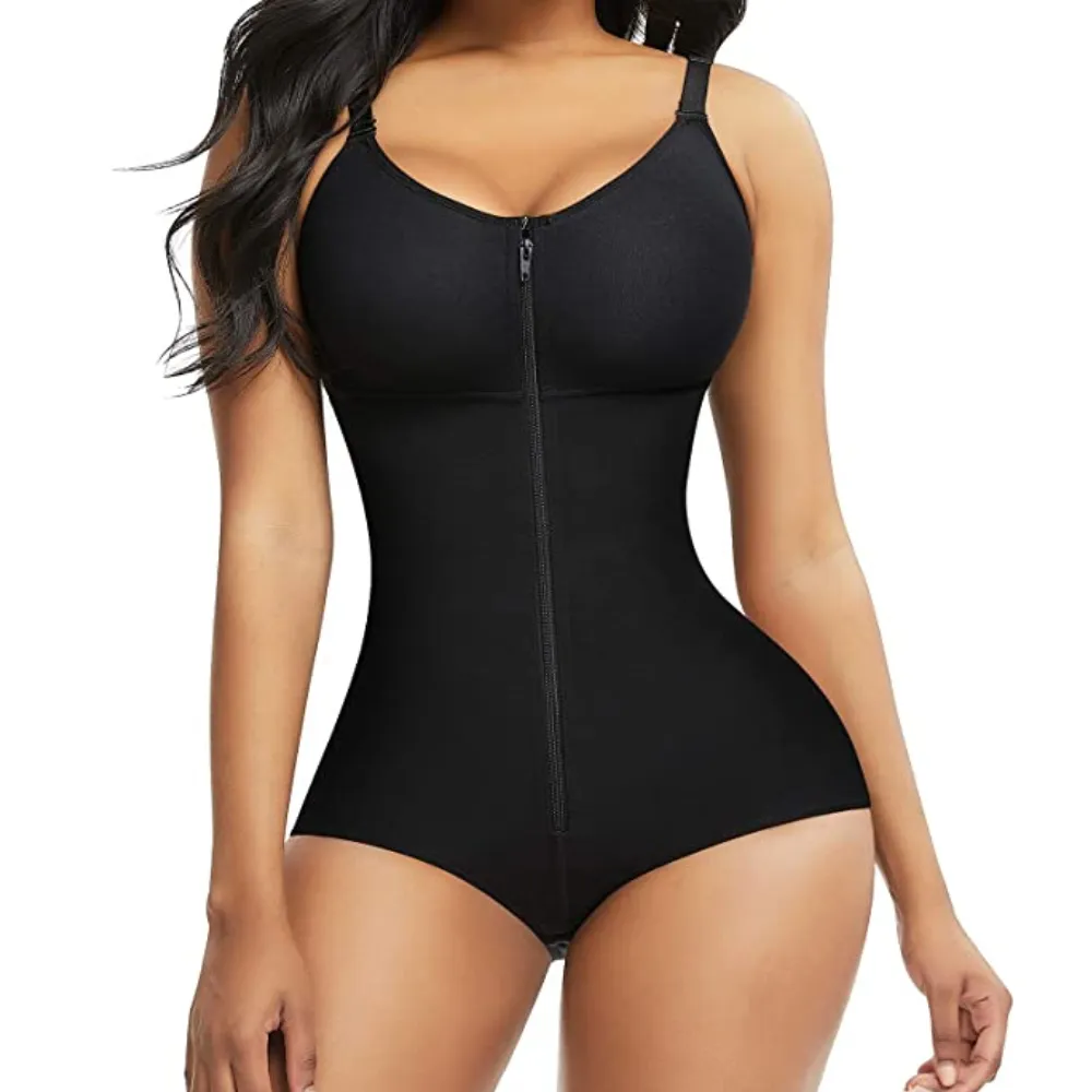 HEXIN Women's Slimming Underwear Bodysuit Body Shaper Waist Shaper  Shapewear Postpartum Recovery Slimming Zip and Hook Corset