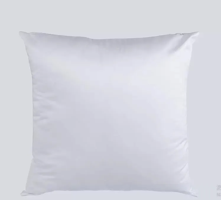 Sublimering 45*45 cm fyrkantig kuddebeläggning DIY tom kuddväska värmeöverföring soffa kuddväskor utan infoga polyester kast kuddtäckningar dh983