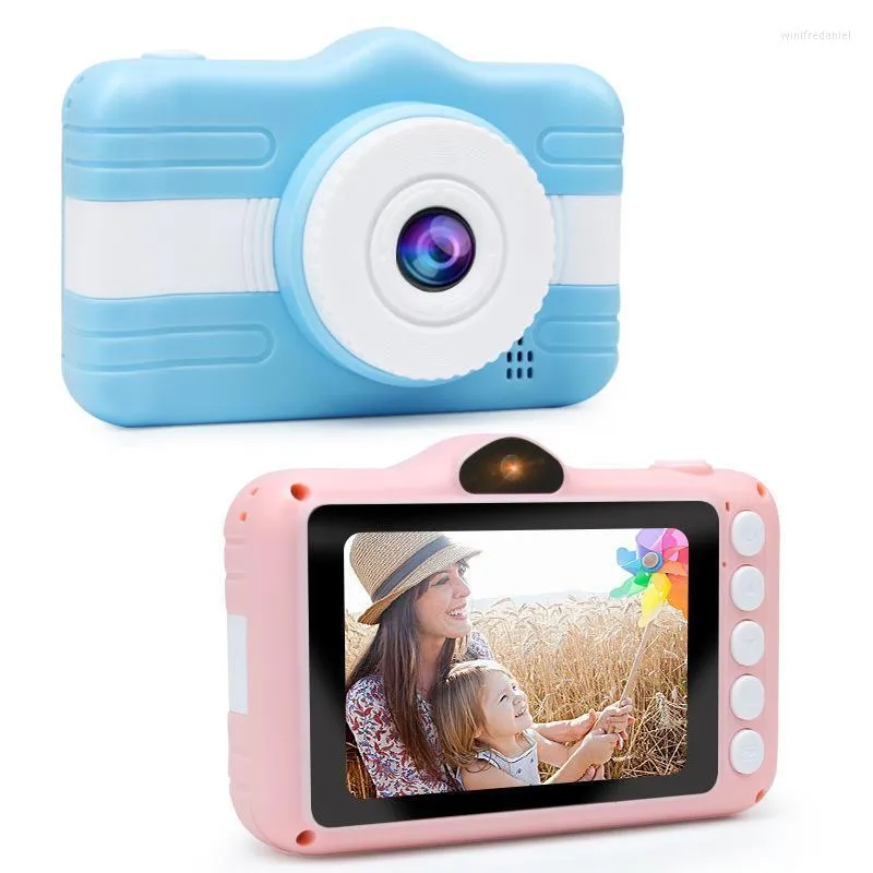 Dijital Kameralar Çocuk Kamera Video Kaydedici 3.5 inç 12mp Çocuk Doğum Günü Hediye Karikatür Kızlar İçin Sevimli Oyuncaklar Erkekler Bebek Wini22