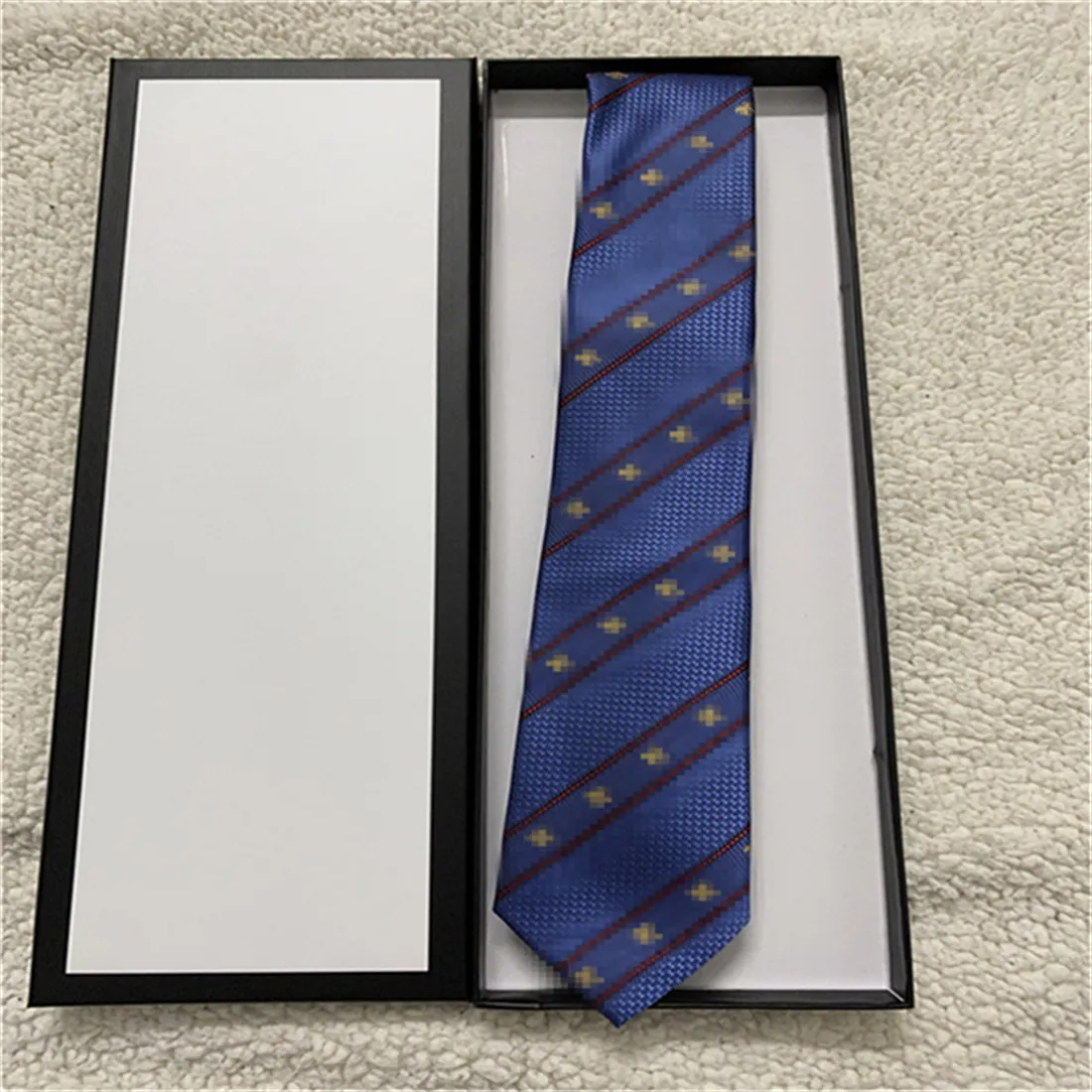 Luxury New Designer Men's Letter 100% Tie Silk Necktie black blue Aldult Jacquard Party Wedding Business Woven Fashion Design Hawaii Neck Ties With box 1134