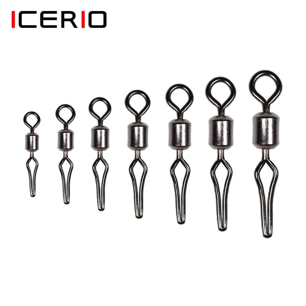 Fishing Hooks ICERIO Swivel With Side Line Clip Fishing Tackle