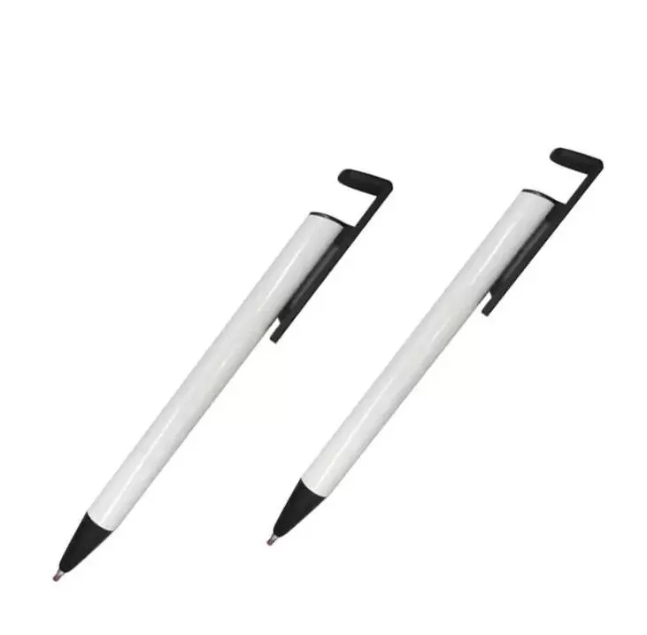 Writing Pen Ballpoint Pen for Sublimation Blank Ballpen Shrink Warp Phone Stand Pens School Office