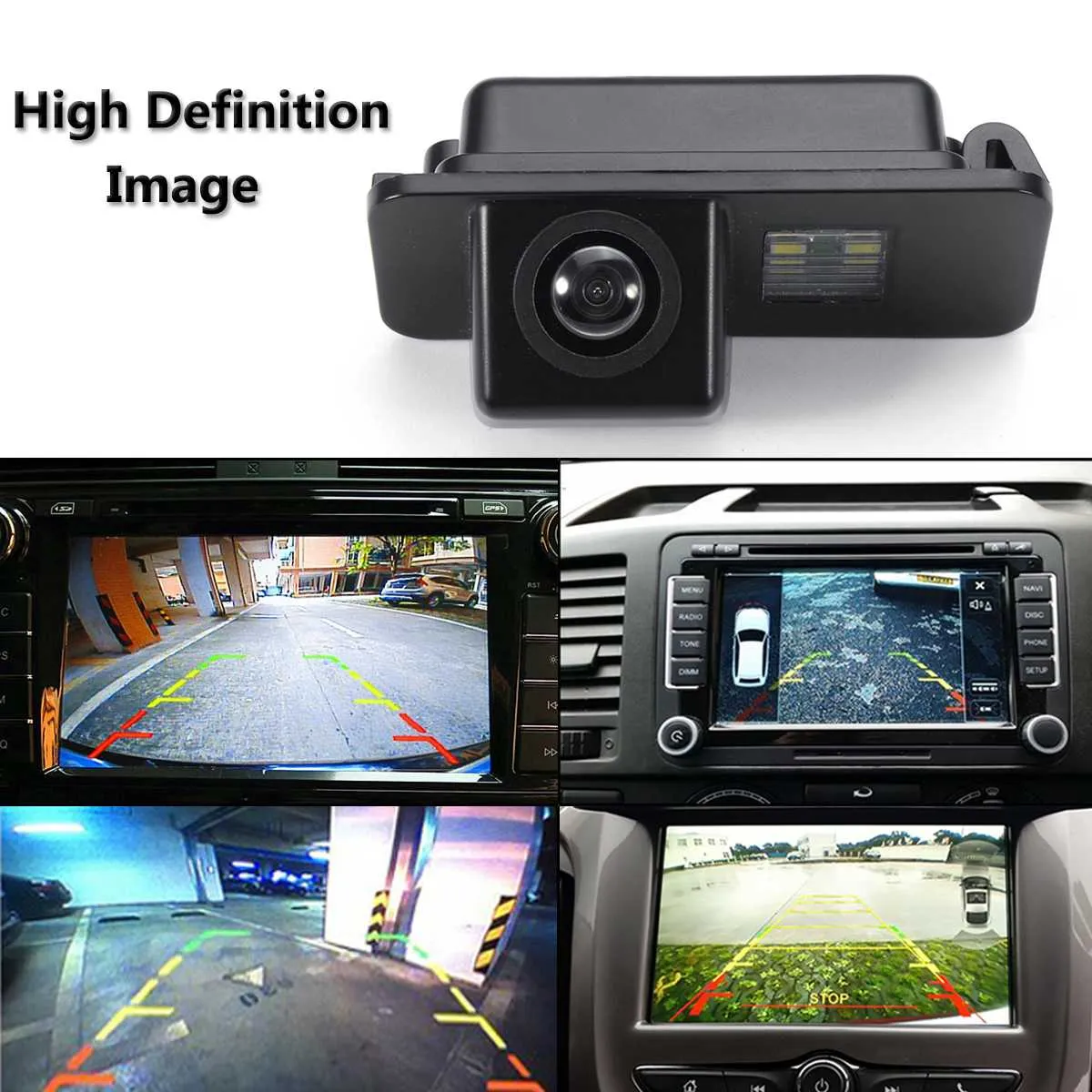 Car Cameras With Night Vision: Waterproof Rear View Camera, CCD HD ...