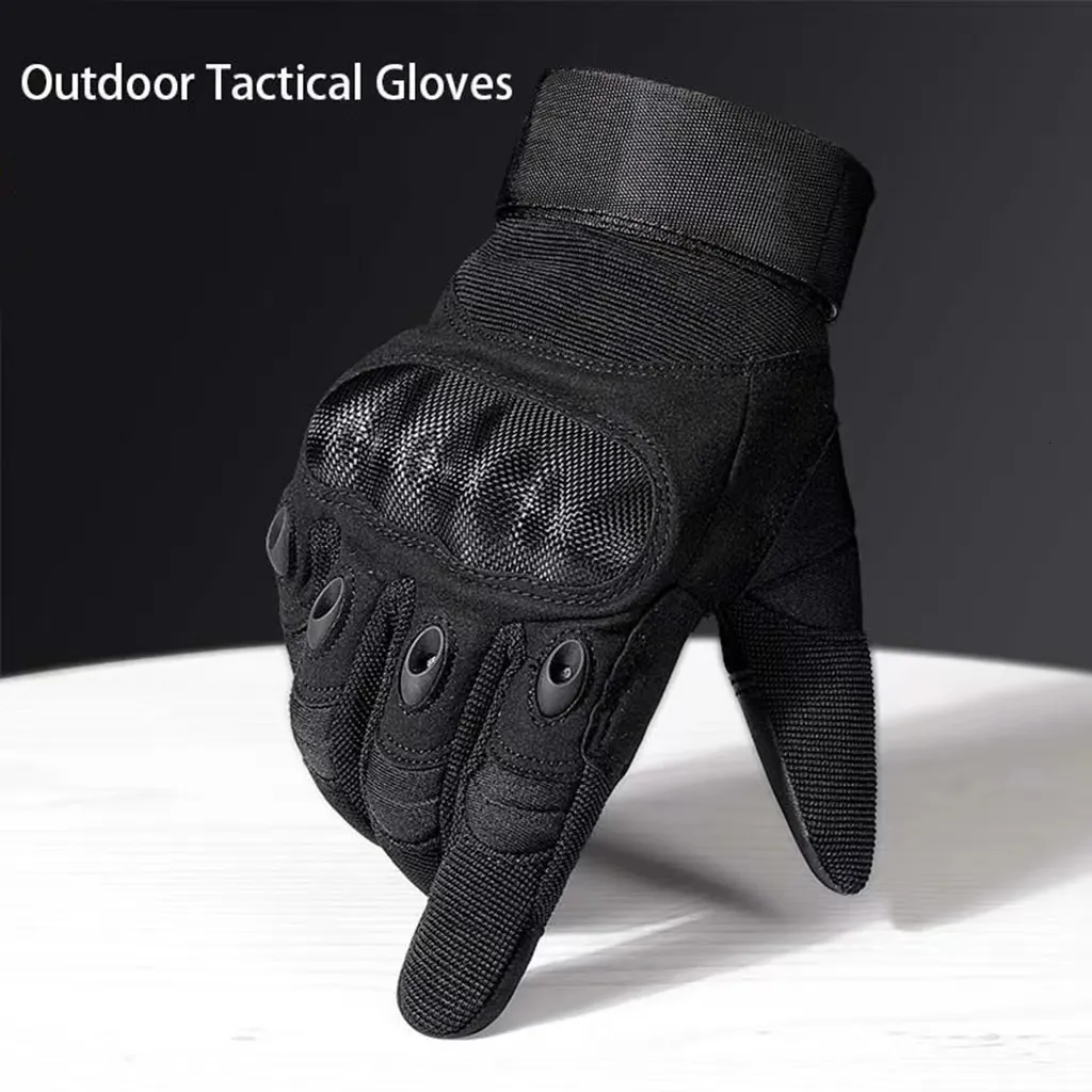 Sporthandskar Militär Taktisk handske för män Anti Slip Hunting Shoot Cykling Full Finger Outdoor Sport Equipment 230324