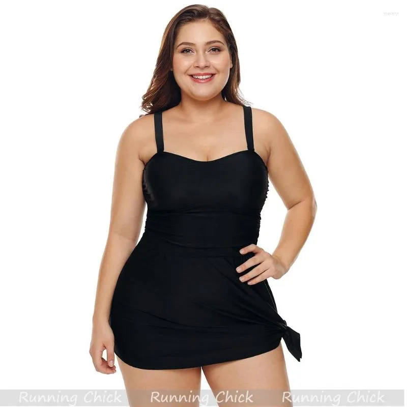 Damen Bademode Tankini Badeanzug Frau Anzug Lose Plus Size Rock Slim Split